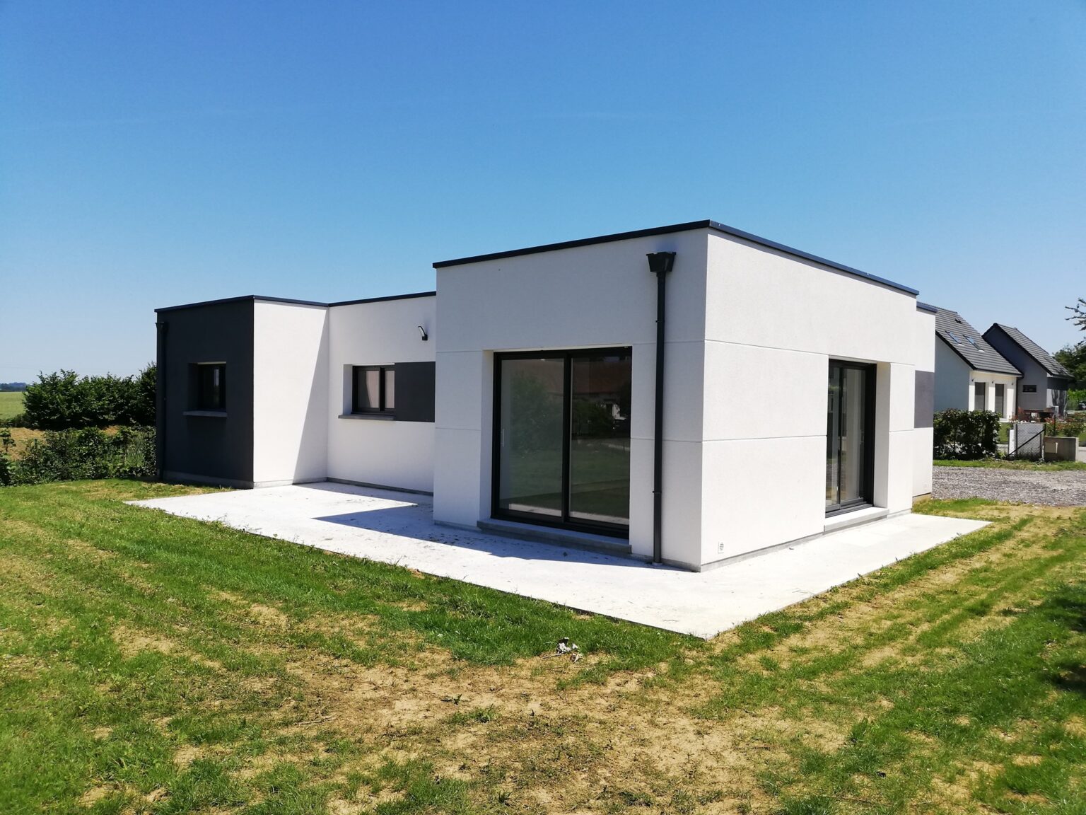 Toit Plat Maison Cubique Plain Pied www.maisons-cleroises.fr